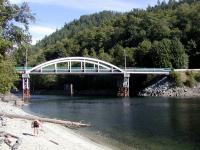 Wildwood Bridge: The Wildwood Bridge connects the community of Townsite to Wildwood, a suburb of Powell River.
Photo courtesy of North Island Film Commission