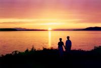 Couple at Sunset: Picture courtesy of Tourism Powell River