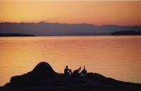 Copeland Sunset: Photo courtesy of Pascal Carrera, Sunshine Kayaking