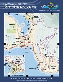 Sechelt and Area Map